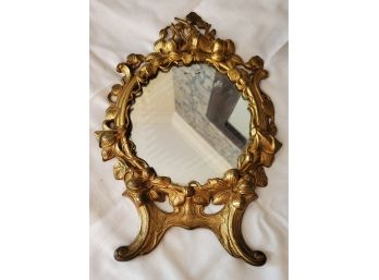 Vintage & Lovely Gold Framed Mirror