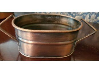 Harvest Home Copper (?) Accents Candle Tub