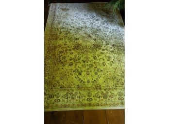 5' X 7' Vintage Area Rug With Maker's Label: Kenneth Mink - Monaco Pattern, Made In Belgium