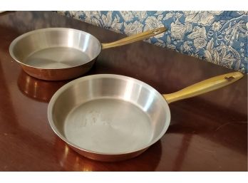 Two Spartan Copperware Frying Pans.