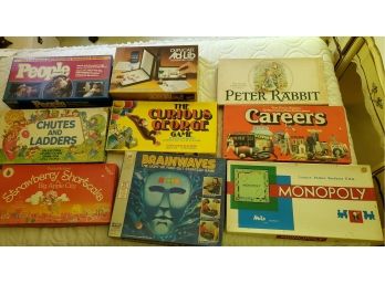 Lot Of Vintage Board Games Mostly From The 1970s