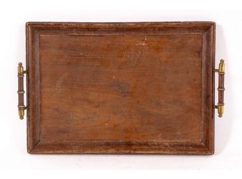 Midcentury Modern Wooden Tray