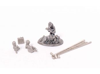 Collection Of Pewter Figurines