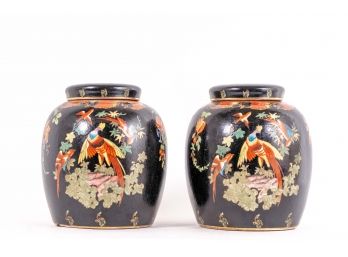 Pair Of Chinese Ginger Jars