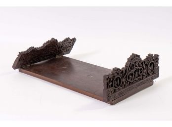 Asian Carved Hardwood Tray