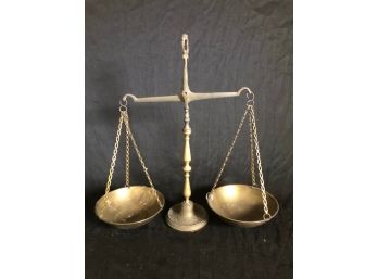 Brass Scales Of Justice