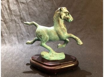 Vintage Cast Horse Statue