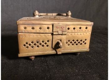 Brass Scent Box