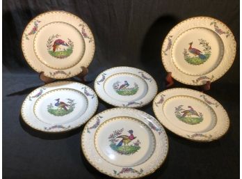 Spode Vienna Signed Six Plate Set