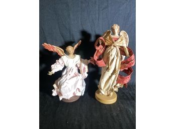 Lot Of Two Angel Figurines