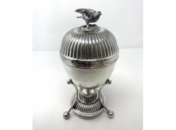 Walker & Hall Sheffield Vintage Silver Soldered Egg Warmer