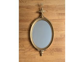 Vintage Oval Gilt Mirror (2)