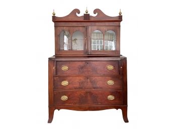 Vintage Federal Style Secretary Desk