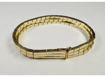 Show Stopper Fabulous Heavy 18k Solid Gold Bracelet -----31.9 Grams (over One Ounce Of Gold)