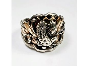 Large Sterling Silver Eagle Ring