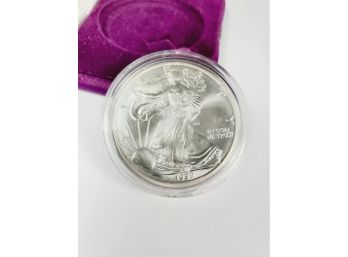 1999 Silver Eagle In Mint Case