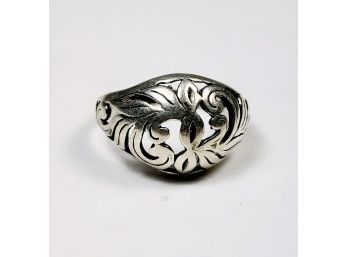 Vintage Filigree Sterling Silver Ring