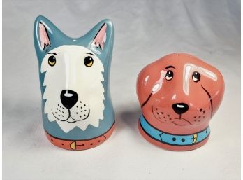 Cute Dog Ceramic Salt & Pepper Shakers