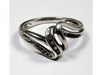 Funky Modern Sterling Silver Ring