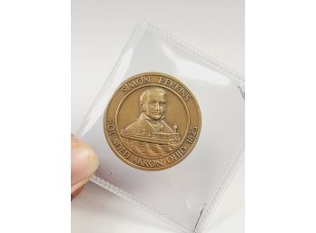 Thick ONE Ounce Bronze - Simon Perkins Medal