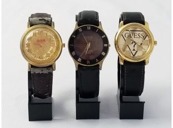 Vintage Three Men's Guess Wristwatches