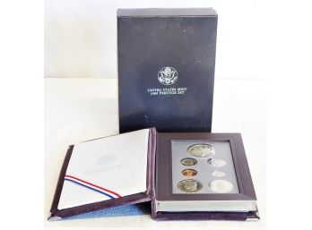 United States Mint 1989 Prestige Seven Coin Set In Presentation Folio With Original Box