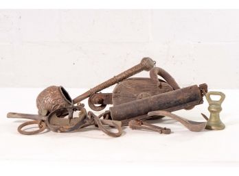 Collection Of Antique Farm Tools