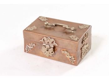 Small Mixed Metal Jewelry Box