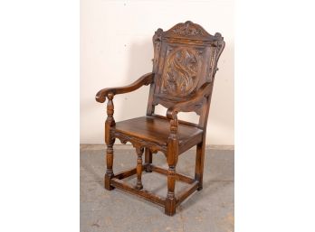 Antique Throne Like Chair