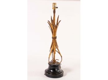 Sheaf Of Wheat Tole Lamp