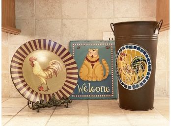 Rooster And Animal Themed Decor