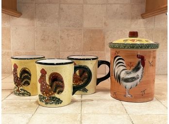 Rooster Themed Ceramics