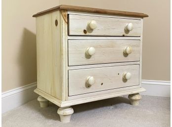 A Vintage Painted Wood Nightstand By Ethan Allen