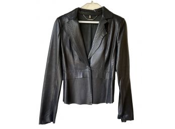 A Leather Jacket By Elie Tahari
