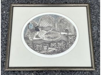 A Signed And Numbered Print By Carol Travers Lummas, 1982