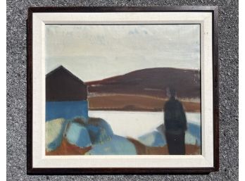 A Modern Oil On Canvas, Signed (Horif?)