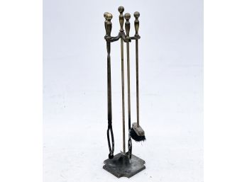 Vintage Brass Fireplace Tools