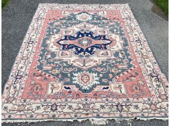 A Vintage Hamadan Wool Area Rug