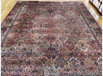 A Large Vintage Karastan Kirman Rug