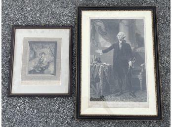 19th Century Engravings - Washington, John Paul Jones