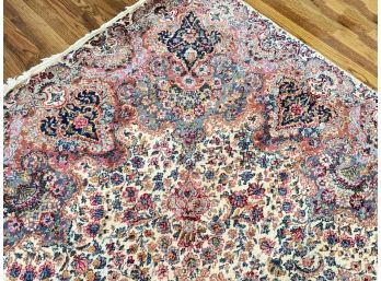 A Large Vintage Karastan Kirman Rug