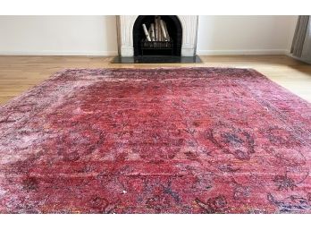 An Indian Silk And Cotton Area Rug By ABC Carpet And Home