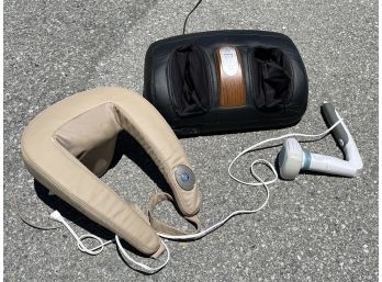 Brookstone Massage And Electronic Items