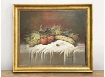 A Vintage Oil On Canvas, Still Life, Signed Roberti