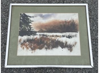 A Framed Watercolor