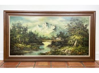 A Vintage Oil On Canvas, Signed G. Whitman