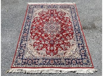 A Vintage Hand Knotted Indo-Persian Rug