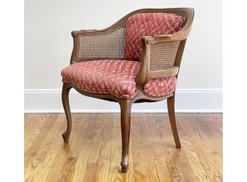 A Vintage Cane Back Club Chair