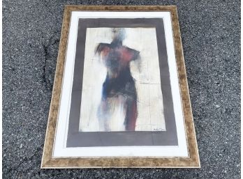 An Original Abstract Framed Figural Artwork, Signed Antonio Day