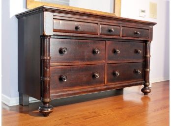 A Vintage Dresser With Faux Bamboo Details By ABC Carpet & Home